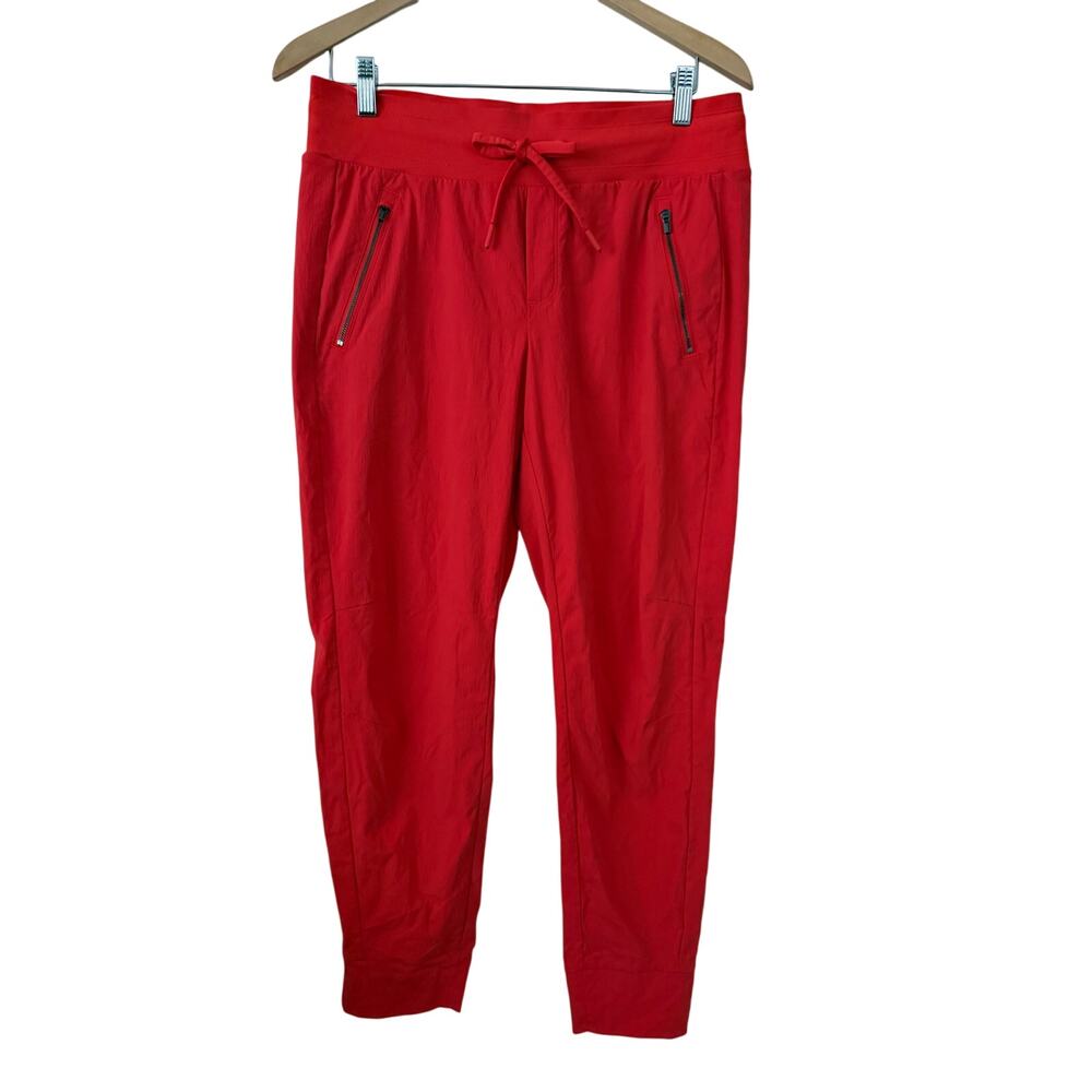 Athleta Orange Trekkie North Joggers High Rise Drawstring Zipper Pockets Pant-10